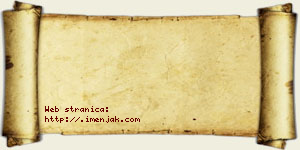 Kristina Ponoš vizit kartica